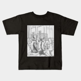 London Black and White Kids T-Shirt